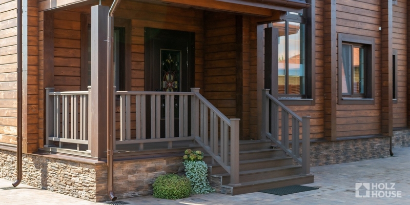 Дом из клееного бруса по проекту \"Корвет v3\" Фото 8